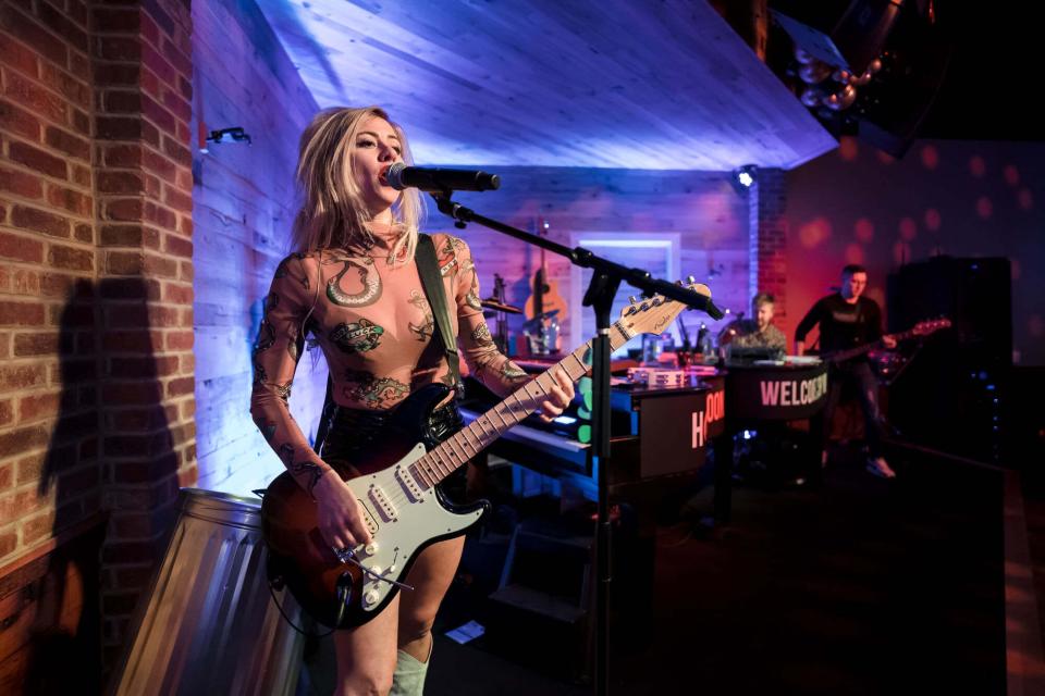 Howl at the Moon's all-night "Love Rocks" party on Feb. 10 will include live performances, drink specials and giveaways. Jennifer Lee Knuth is shown at a past event.