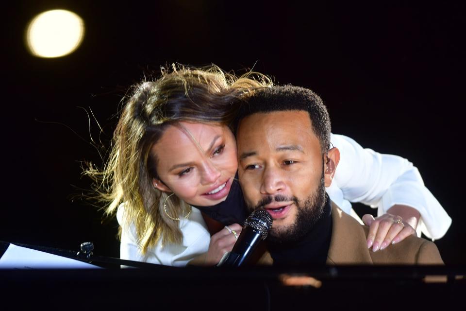 Chrissy Teigen and John Legend