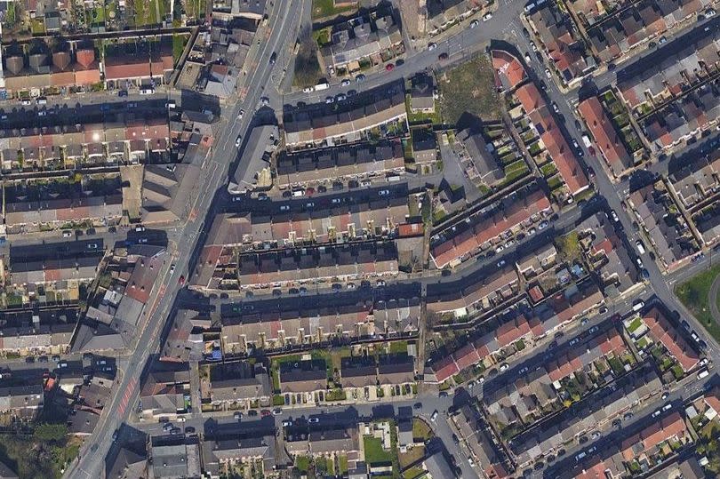 Aerial view of Parkinson Road, Walton