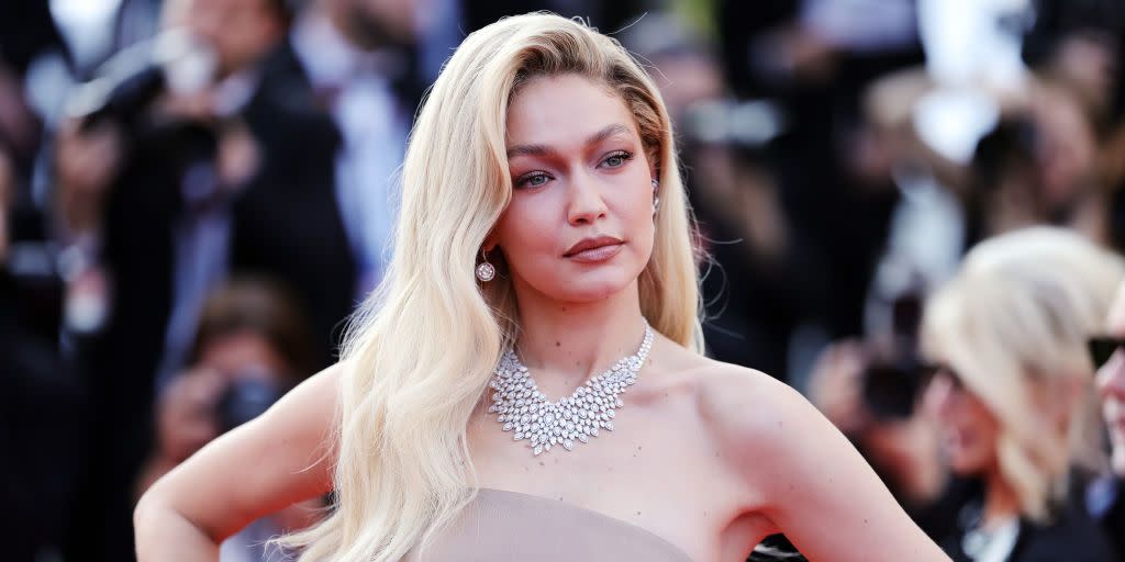 gigi hadid wears messika diamonds on the red carpet to illustrate a story about messika diamonds 2023