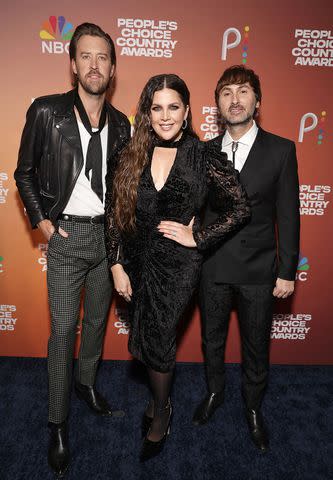 <p>Todd Williamson/NBC via Getty</p> Charles Kelley, Hillary Scott and Dave Haywood