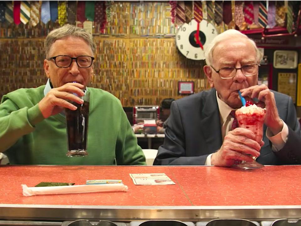 Bill Gates y Warren Buffett