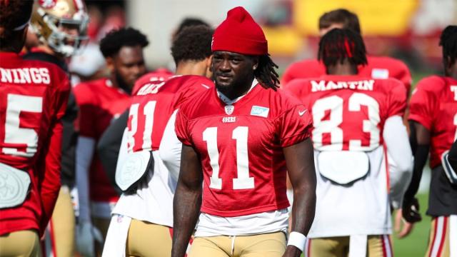 Thursday Night Football: Niners WR Brandon Aiyuk (shoulder) out vs. Giants  - Yahoo Sports