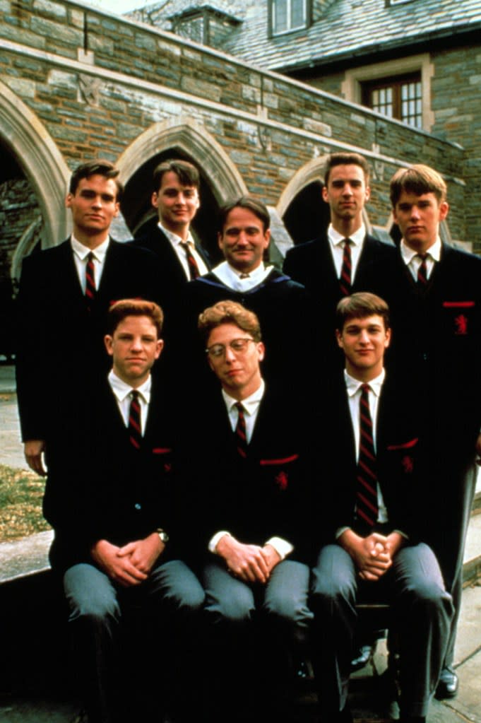 The cast of 1989’s “Dead Poets Society” Courtesy Everett Collection
