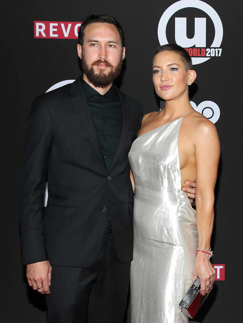 Kate Hudson (R) and Danny Fujikawa attend the 21st Annual Urbanworld Film Festival at AMC Empire 25 theater on September 23, 2017 in New York City.