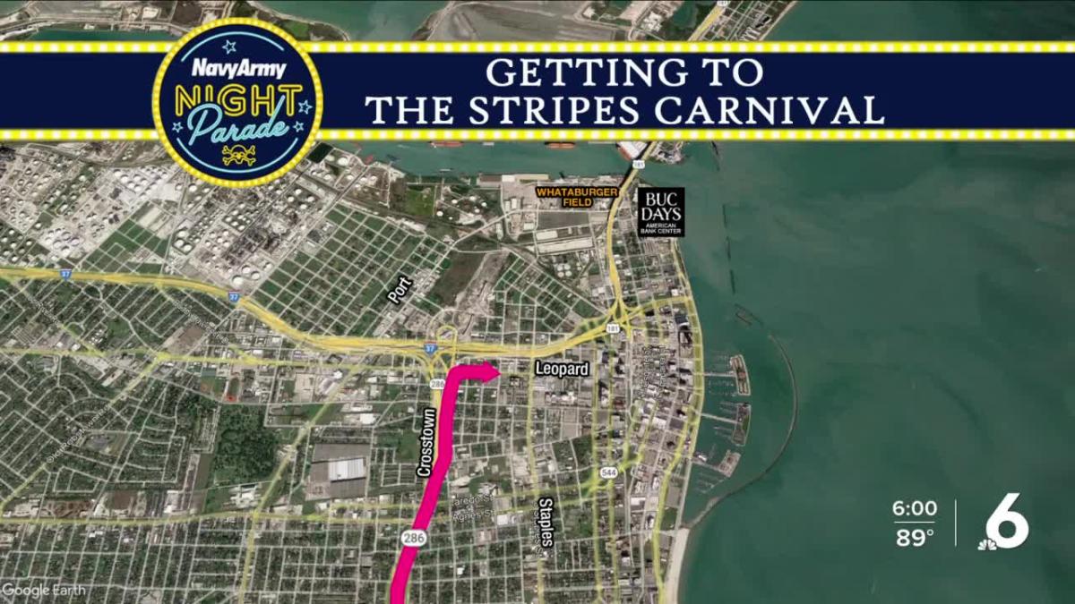 Use these routes to get to Buc Days Carnival!