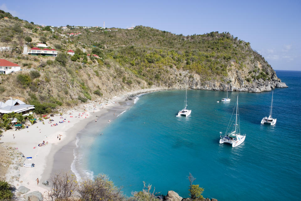 La plage de Shell Beach