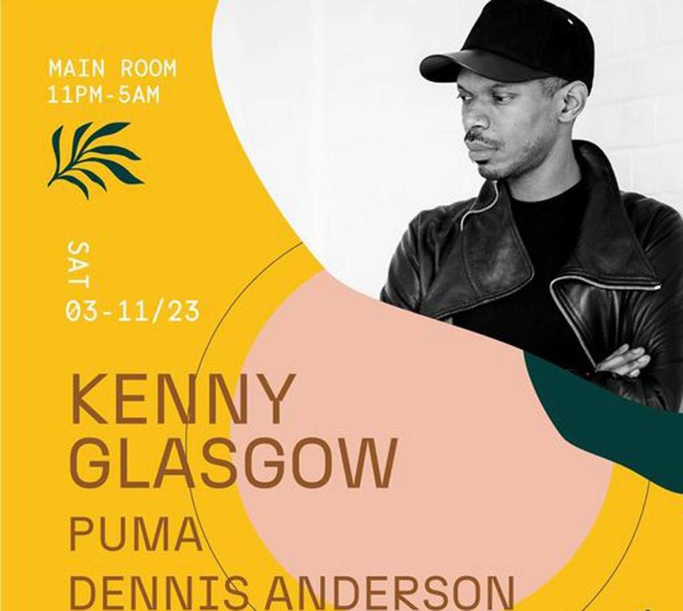 La música de Kenny Glasgow, Puma y Dennis Anderson en Treehouse Miami, Miami Beach.