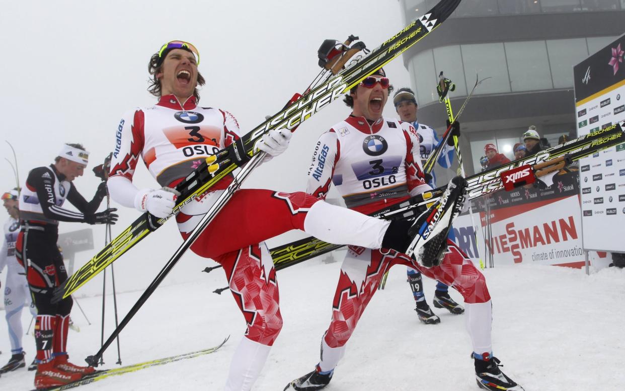 Who doesn't love a sing-song while skiing? - 2011 AFP