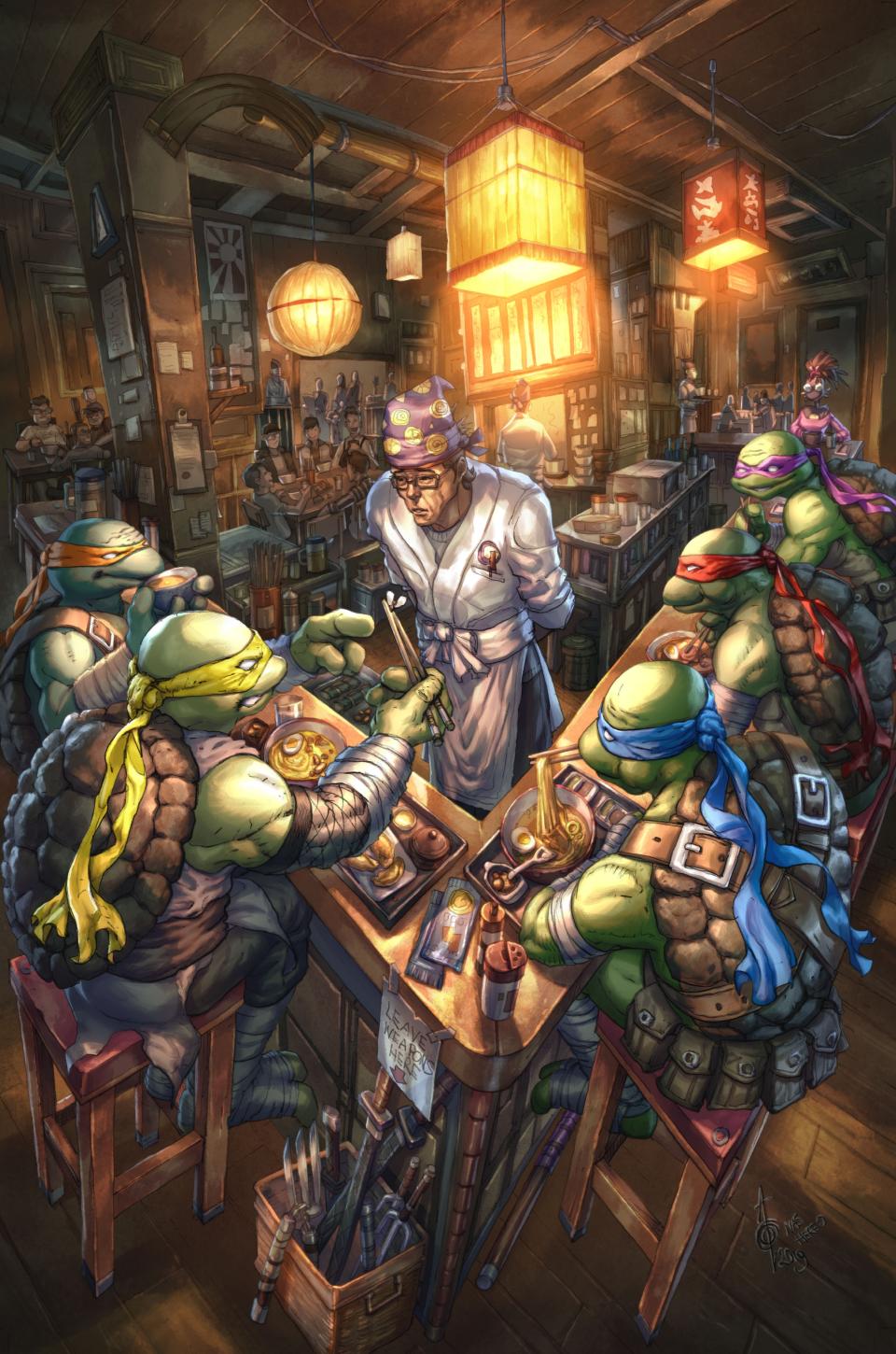 Teenage Mutant Ninja Turtles #101 Alan Quah Exclusive Virgin Variant(Alan Quah & IDW Comics)  