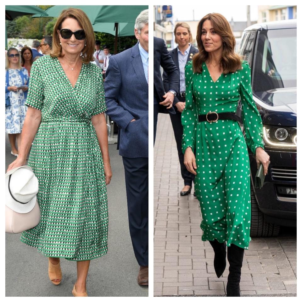 The green silk dress - Getty Images