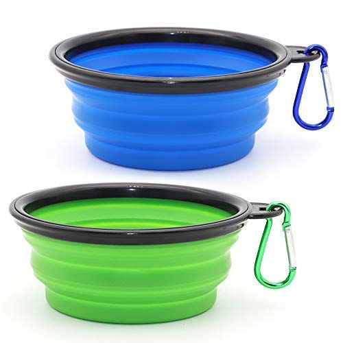 2) Collapsible Dog Bowls