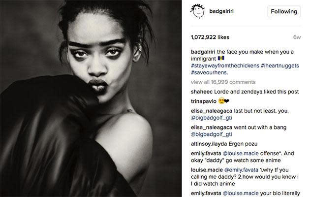 When Ri clapped back at Azealia Banks' immigration rant. This was followed by Rihanna posting Azealia's phone number on Twitter.