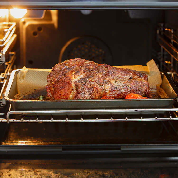 Carne en el horno