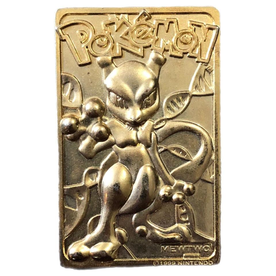 gold pokemon card