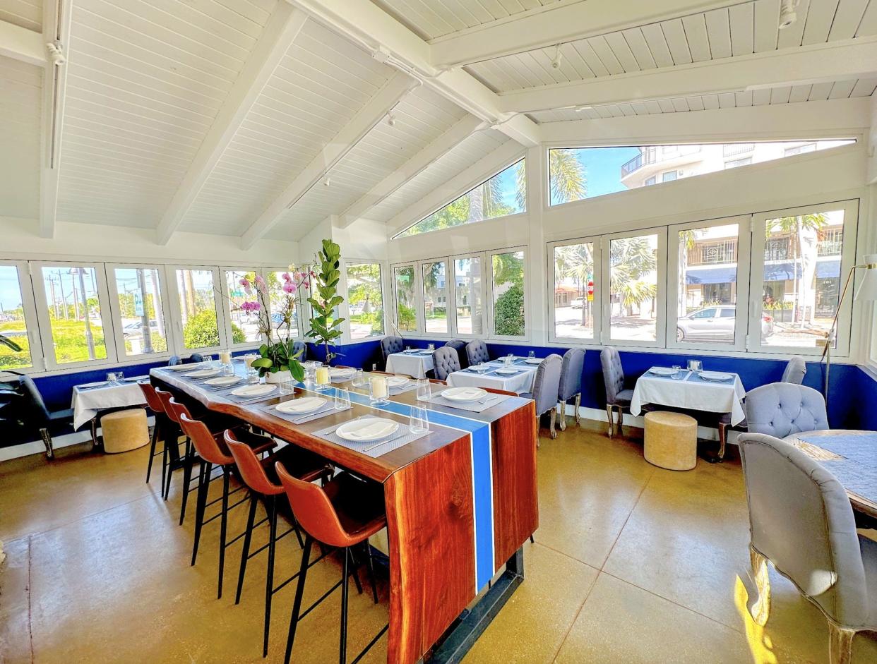 A view of the dining room at Nicholson Muir Distinguished Meats restaurant in Boynton Beach.