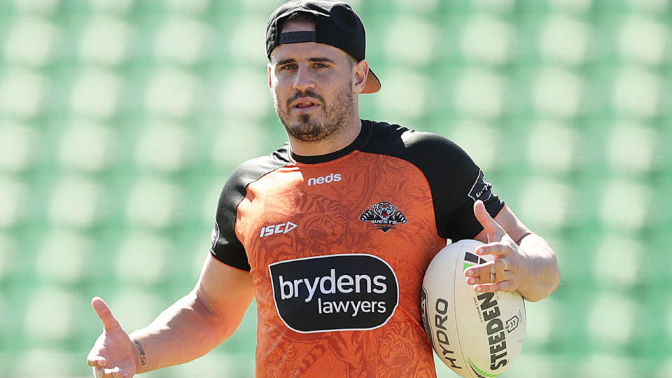 Pictured here, Wests Tigers playmaker Josh Reynolds.