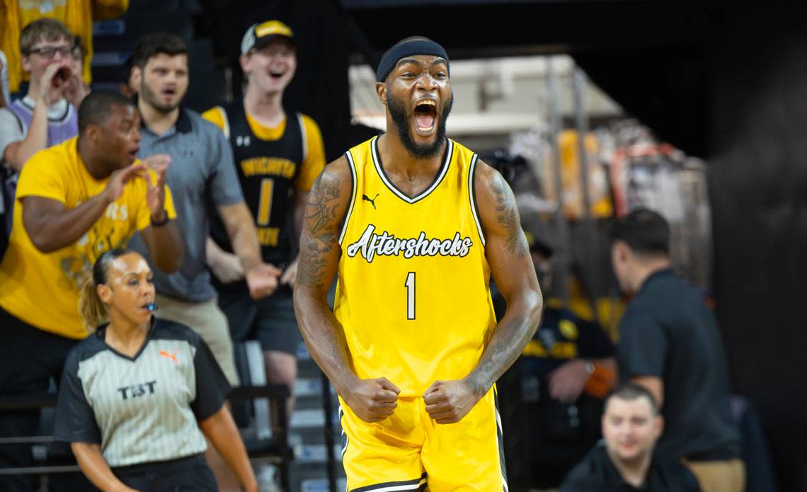 Markis McDuffie is back with the AfterShocks this summer, as the Wichita State alumni team once again chase after the $1 million prize in The Basketball Tournament.