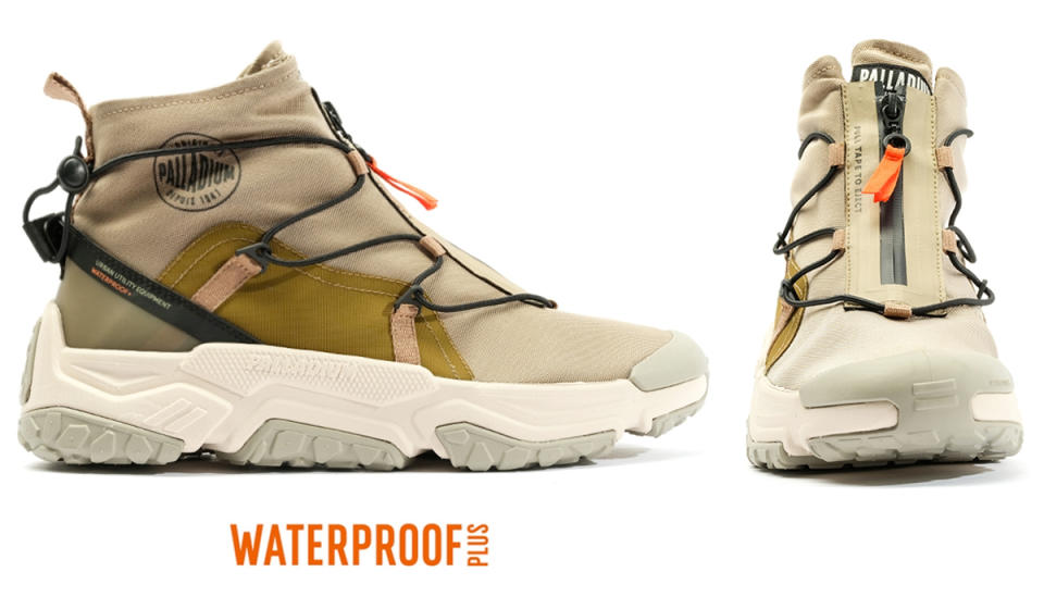 PALLADIUM OFF-GRID HI ZIP WP防水靴 原價NT$ 3,980，特價NT$ 3,399！（圖片來源：Yahoo奇摩購物中心）