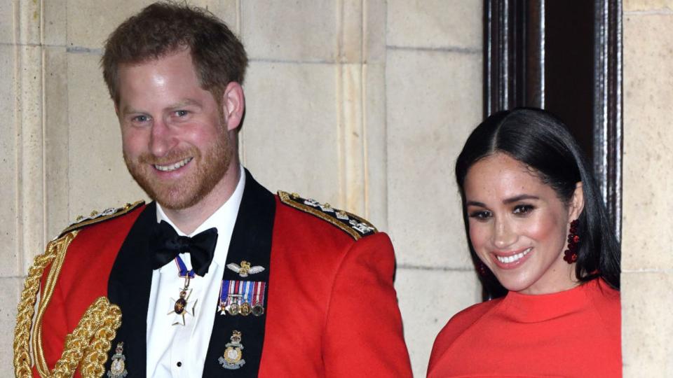 Prince Harry, Duke of Sussex and Meghan, Duchess of Sussex attend the Mountbatten Festival of Music at Royal Albert Hall on March 07, 2020 in London, England. (Photo by Karwai Tang/WireImage)