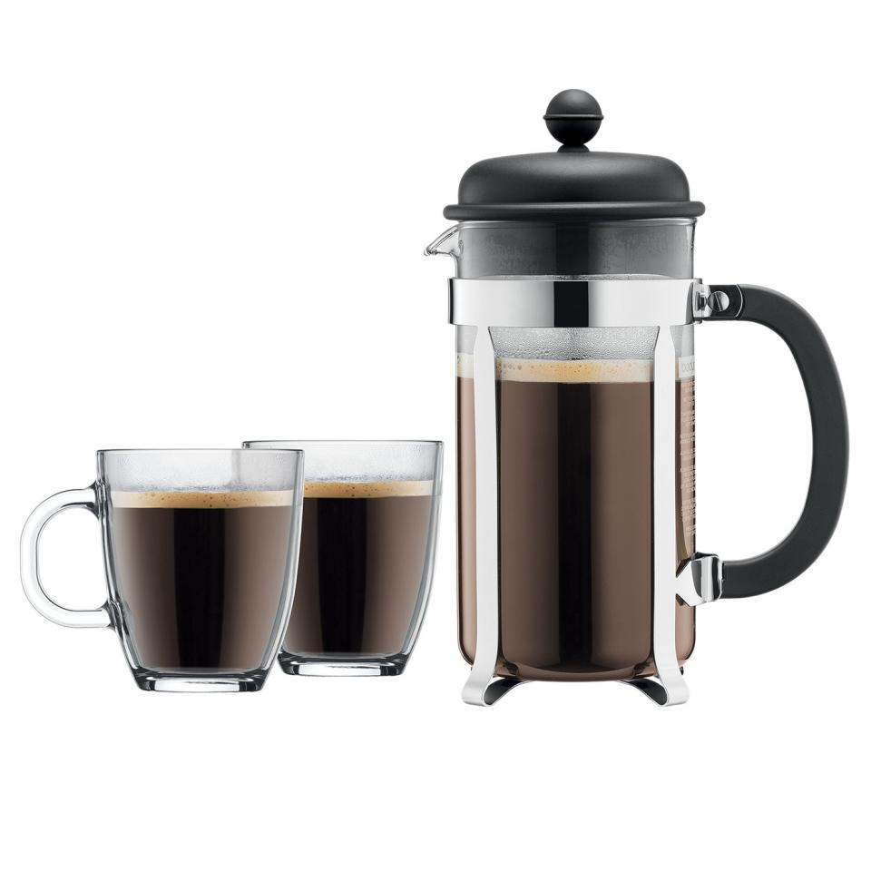 Bodum Brazil 8 Cup French Press Coffee for Two Set. (Photo: Target)