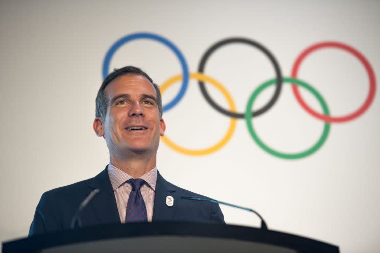 Eric Garrett is convinced Los Angeles will not make the same mistakes other Olympic host cities have in the past. (Getty Images)