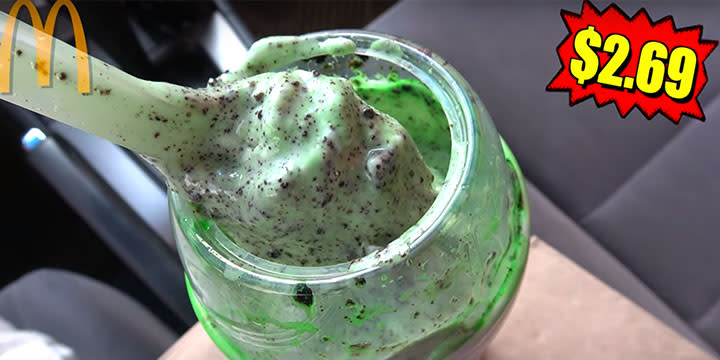 McDonald's has reportedly  introduced a new Oreo Mint McFlurry.