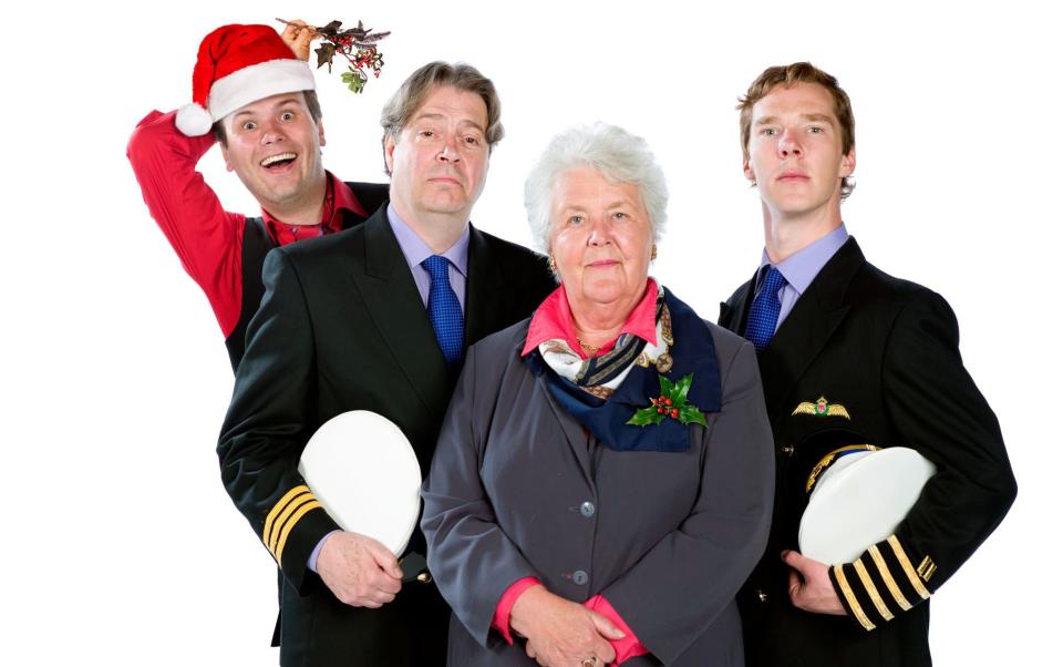 Cabin Pressure's John Finnemore, Roger Allam, Stephanie Cole and Benedict Cumberbatch