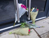 Tributes outside the cafe in Loughton Mike Thalassitis planned to open (Lewis Pennock/PA)