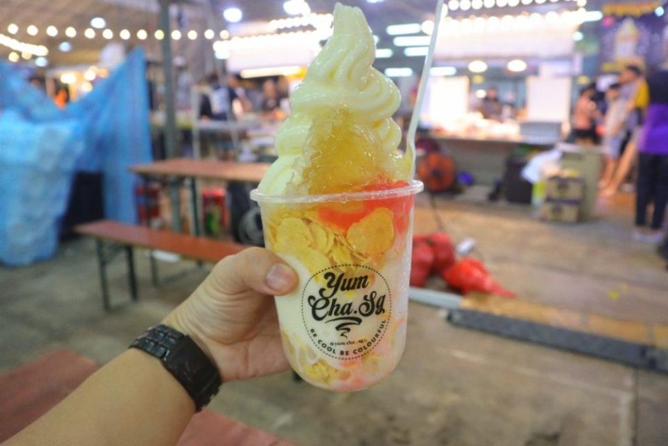 sengkang pasar malam - honeycomb ice cream