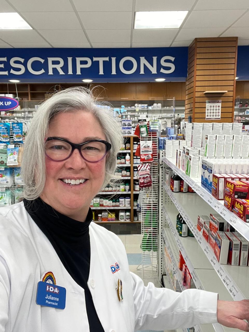 Julianne Fuller, a pharmacist at Ring's Pharmacy in Hay River, says her pharmacy has been dealing with medication shortages since last year.