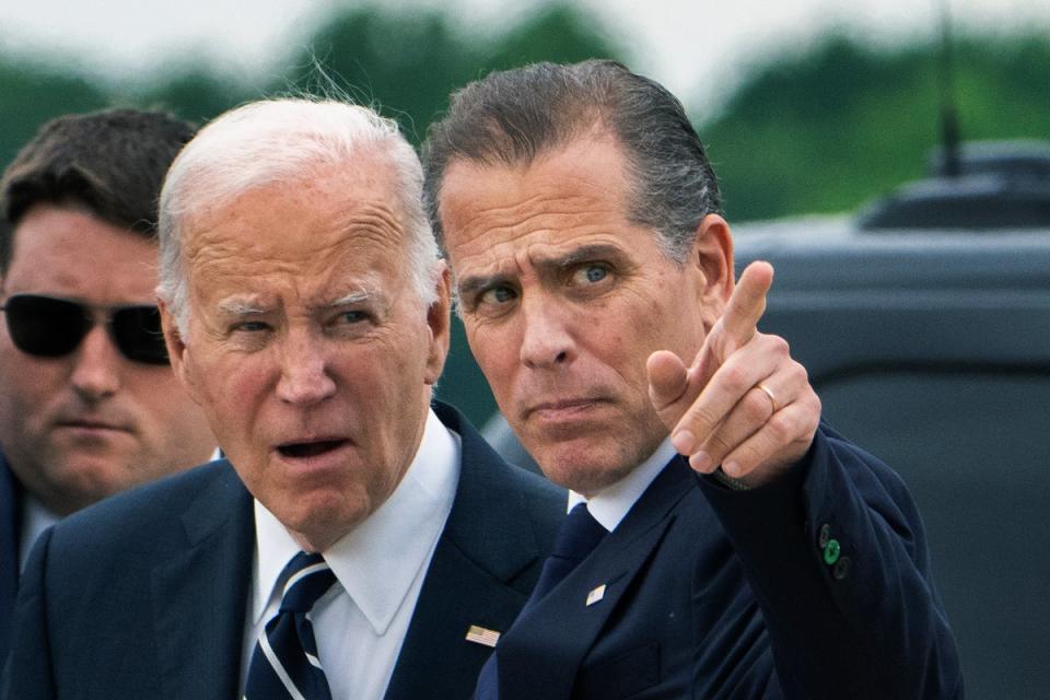 Hunter Biden has reportedly been one of the most vocal advocates of his father staying in the 2024 presidential race, despite calls for him to step aside (AP)