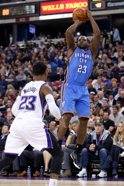 Dion Waiters went 1 for 9 in his debut for the Thunder. (USA Today)