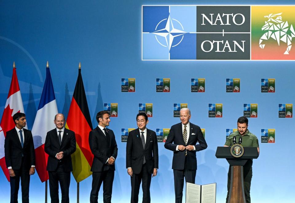 PHOTO: NATO Summit In Vilnius - Day 2 (Artur Widak/NurPhoto via Getty Images)