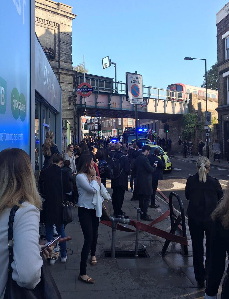 Parsons Green explosion: Shocked onlookers