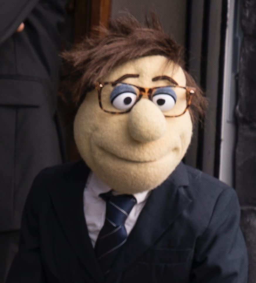 Fred, Esq., the puppet lawyer representing STX Entertainment. (Photo: STX Entertainment)