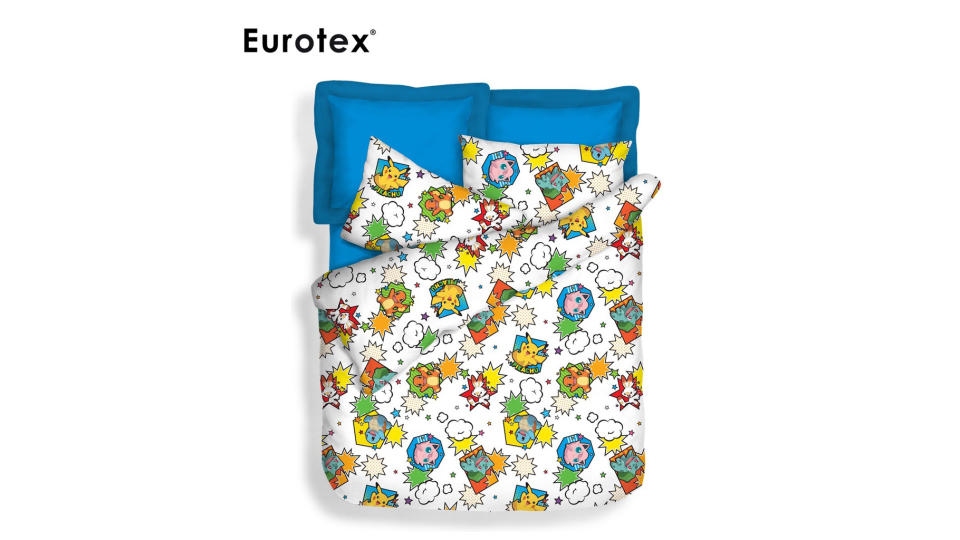 Pokémon Fitted Sheet Set / Pokémon Summer Light Quilt, 900 Thread Count Microluxe, Pokémon Days. (Photo: Shopee SG)