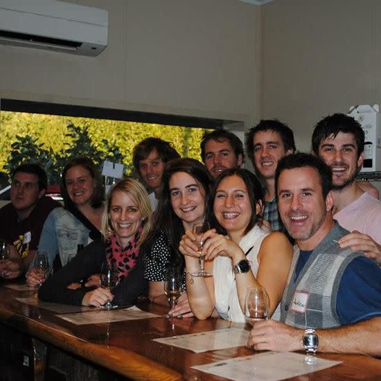 They've also used it to search for friends to go on wine tours. Photo: Supplied