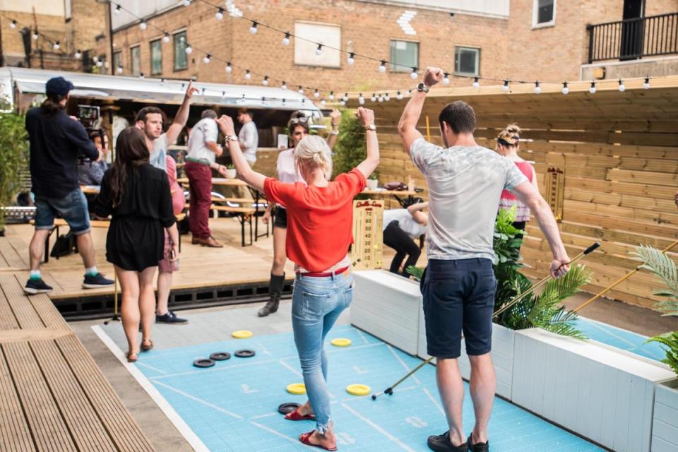 Get shuffling: Shoreditch's new activity bar (Grounded London)