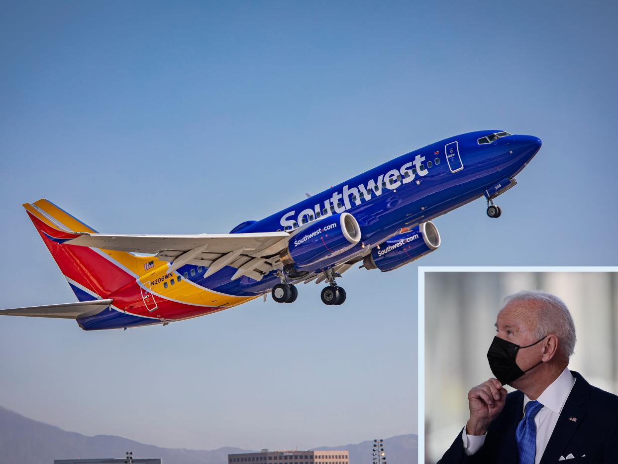 President Joe Biden Southwest Airlines