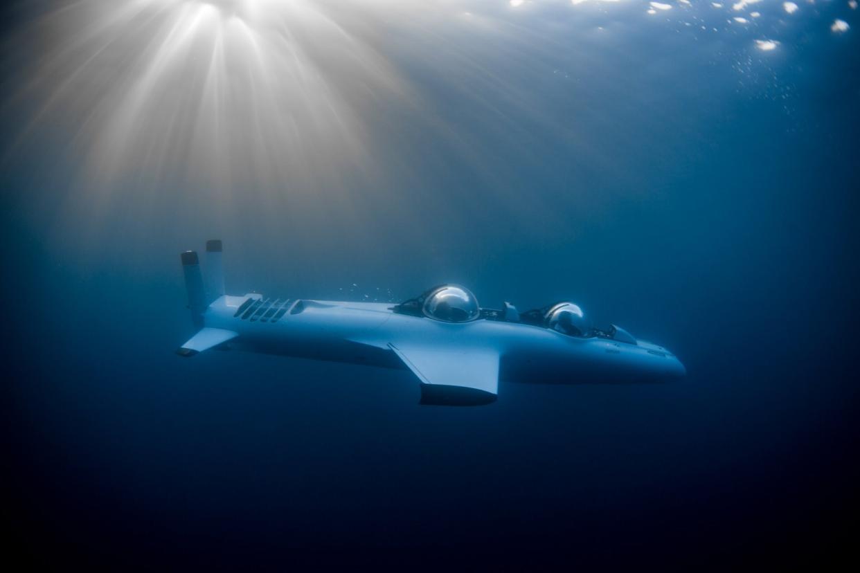 Richard Branson's DeepFlight Submarine