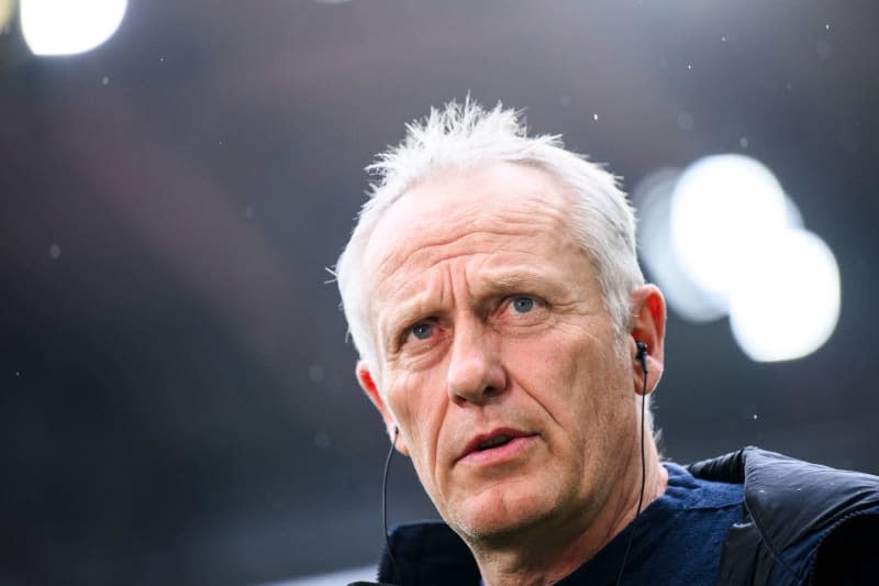 Freiburg coach Christian Streich stands in the stadium ahead of the German Bundesliga soccer match between SC Freiburg and Bayer 04 Leverkusen at Europa-Park Stadium. Christian Streich is stepping down as Freiburg coach after more than 12 years in summer, marking the end of an era, the Bundesliga club said on Monday. Tom Weller/dpa