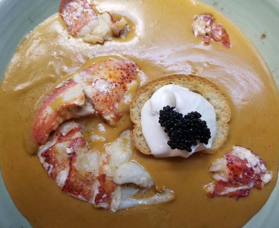 Riverwalk Cafe and Oyster Bar in Stuart has a lobster bisque.