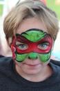 <p>Switch up the color of the mask to match his favorite Ninja Turtle — and then add some green and black paint to finish off the look, no nun chucks required.</p><p><em><a href="http://www.fancifulfaces.com/" rel="nofollow noopener" target="_blank" data-ylk="slk:See more at Fanciful Faces »;elm:context_link;itc:0;sec:content-canvas" class="link ">See more at Fanciful Faces »</a></em></p>