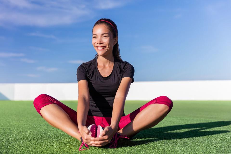 stretching for runners