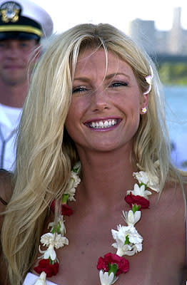 Brande Roderick of "Baywatch" aboard the USS John C. Stennis at the Honolulu, Hawaii premiere of Touchstone Pictures' Pearl Harbor