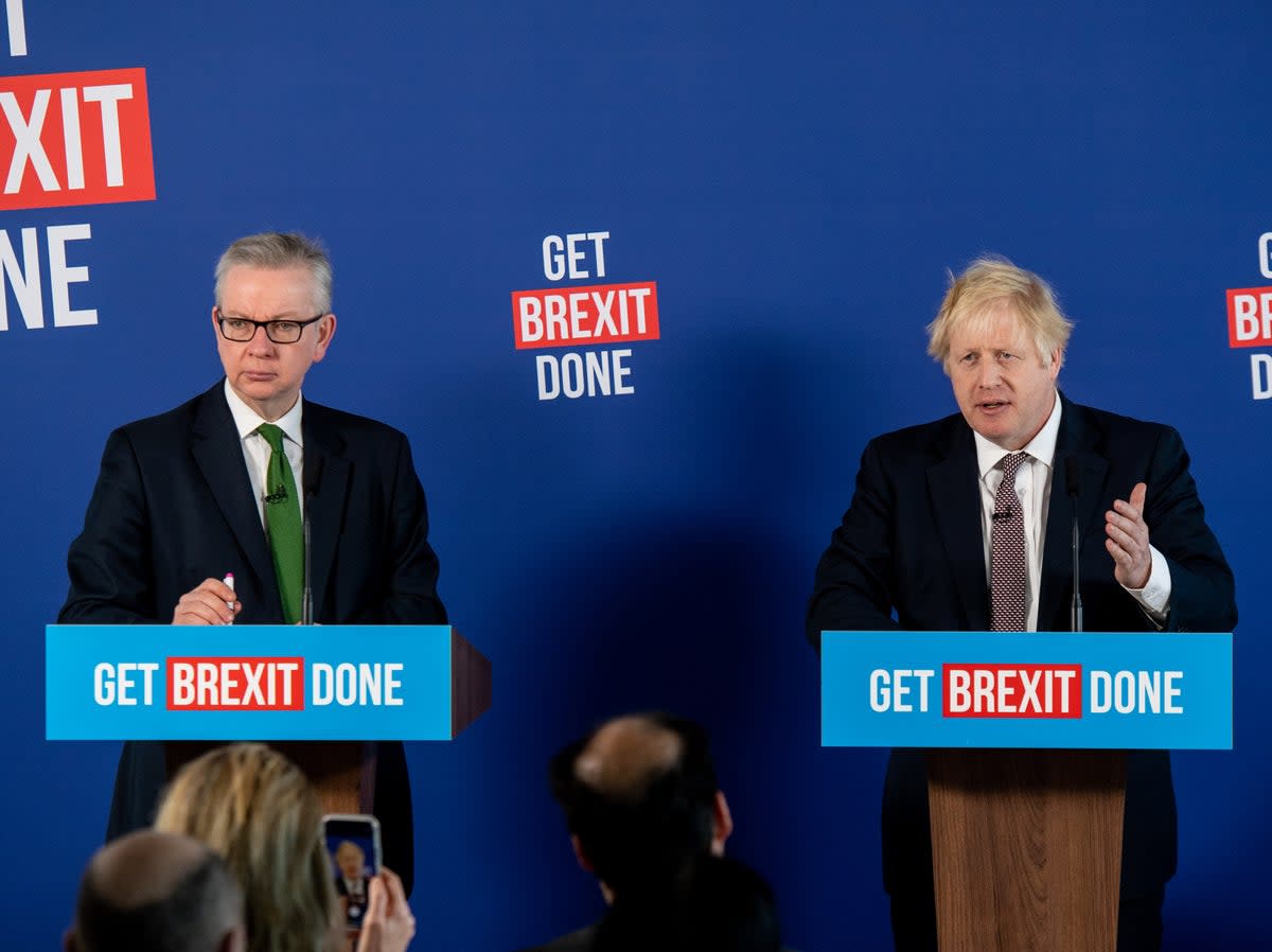 Boris Johnson and Michael Gove were allies over Brexit (Getty Images)