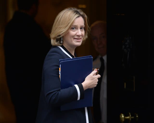 Home Secretary Amber Rudd said MI5 and police have thwarted 22 Islamist plots since 2013 (Victoria Jones/PA)