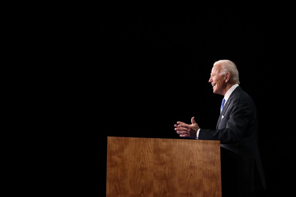 Democratic presidential nominee Joe Biden has condemned protest violence, no matter what the political ideology.