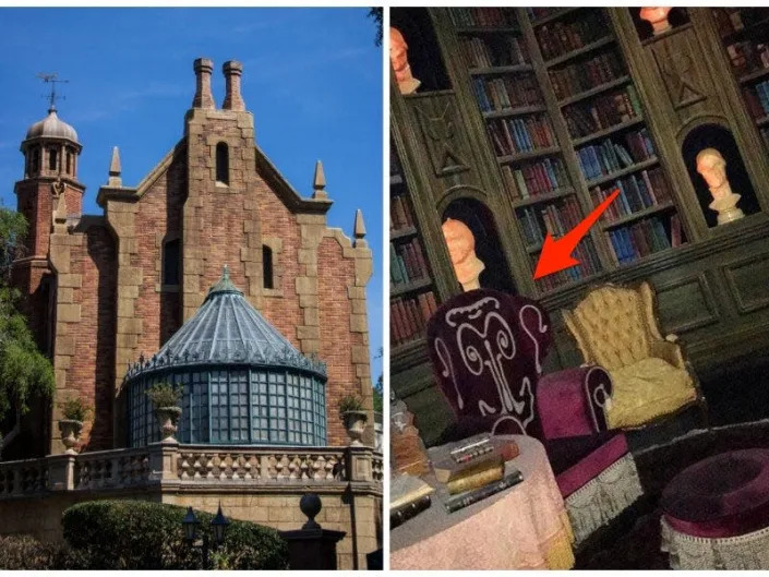 There is a secret Donald inside the Haunted Mansion.